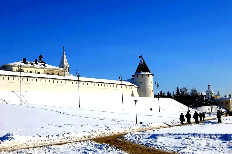 Казанский кремль зимой